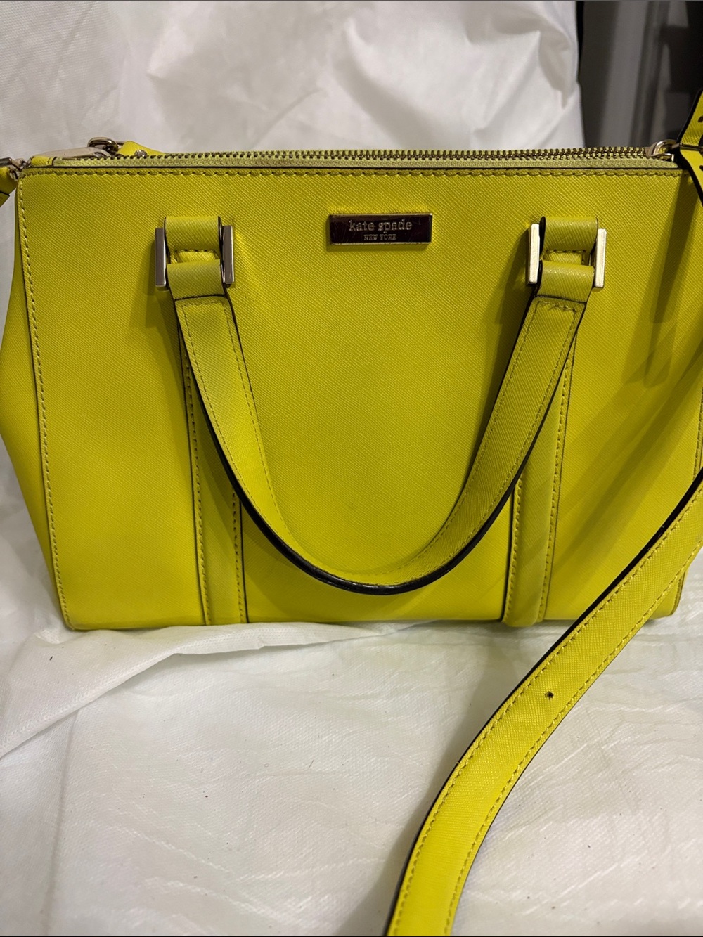 Kate Spade Newbury Lane Leather Satchel - Picture 2 of 10